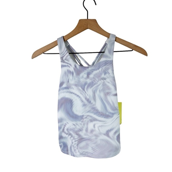 ALL IN MOTION XL (14) GILRS CROPPED TANK LIGHT GRAY BRAND NEW WITH TAGS SHIRT - Picture 1 of 6